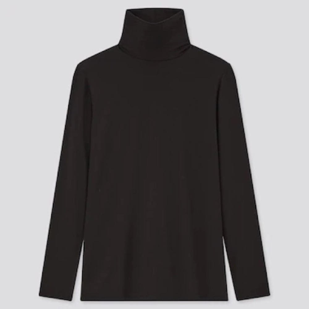 Uniqlo heattech turtleneck long sleeve shirt